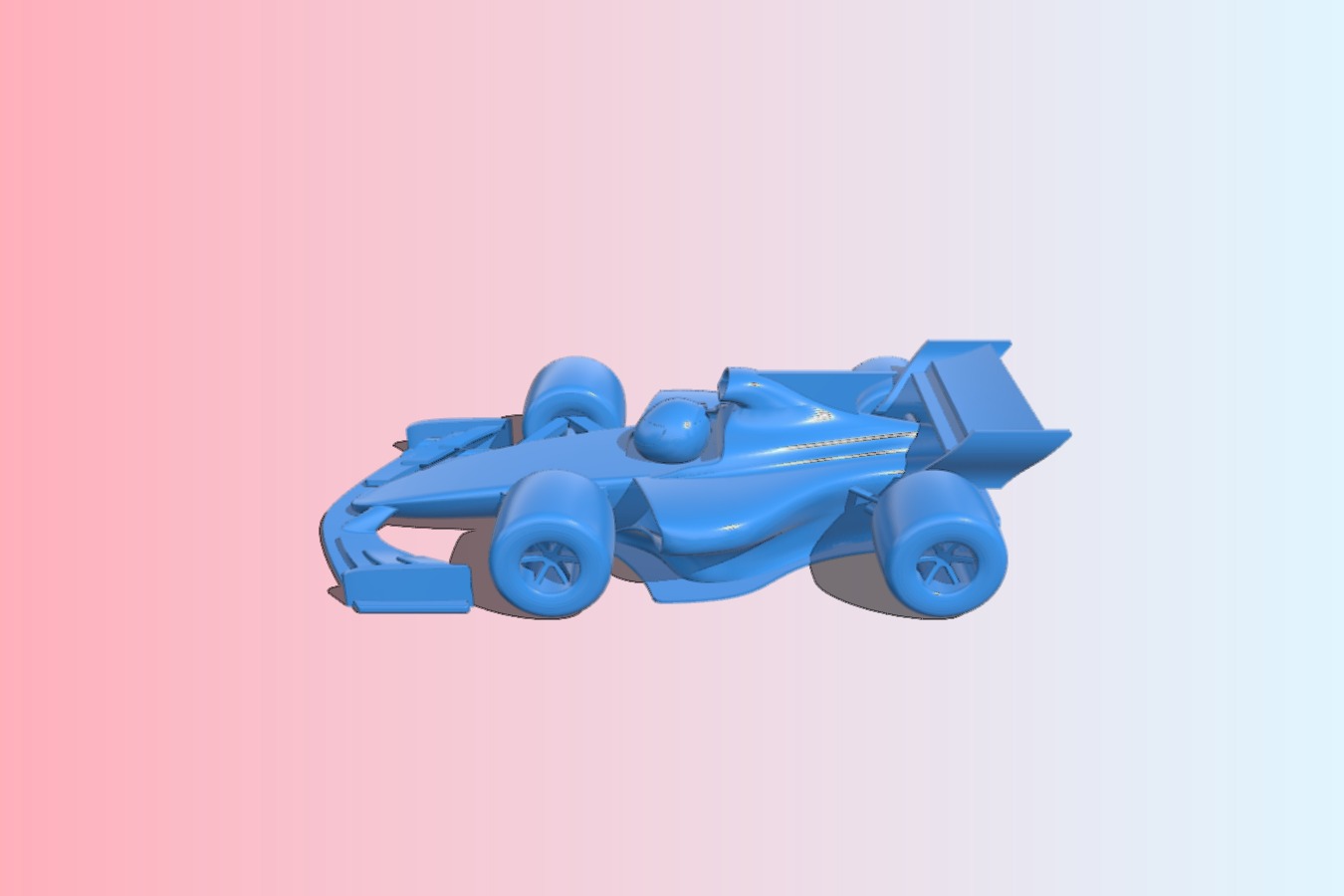 Cartoon f1 car