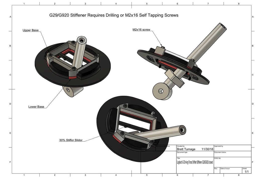 Super Stiff Shifter Assembly for Logitech G Driving Shifter with G29_ G920