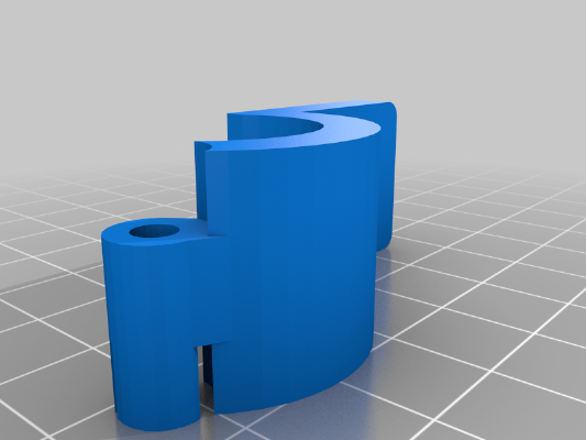 F@R Seat stay and fork hinged rack clamps | 3d print model