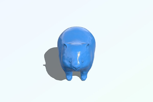 Common Wombat (Vombatus ursinus) | 3d print model