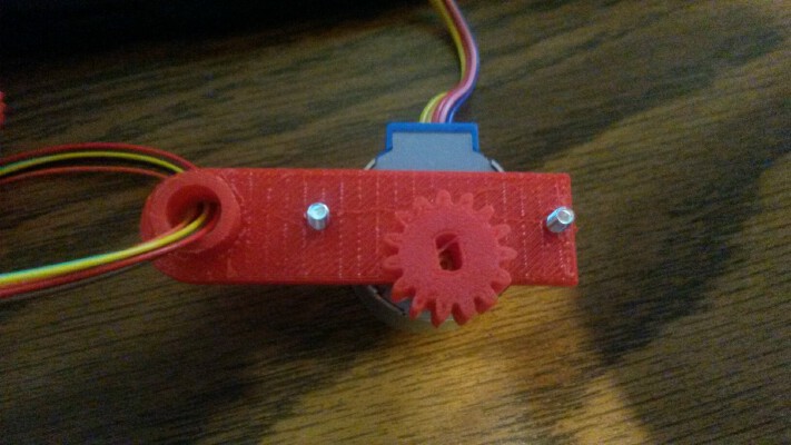 Gear and Mount for Slip Ring | 3d print model