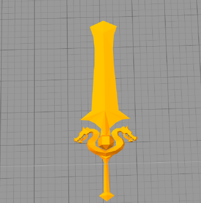 Ashkandi, Greatsword of the Brotherhood | 3d print model