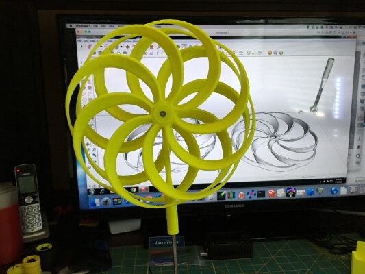 Pinwheel With Bearings | 3d print model