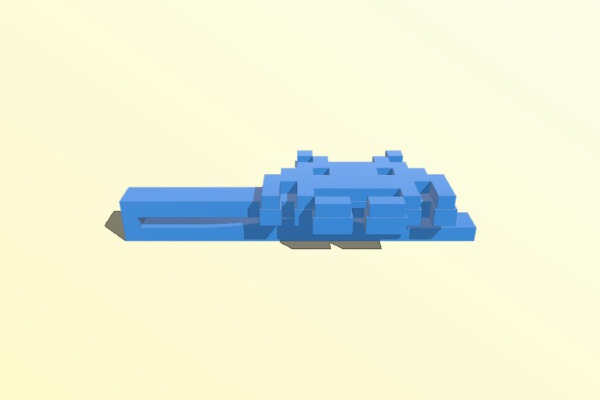 Space Invaders Tie Clip | 3d print model