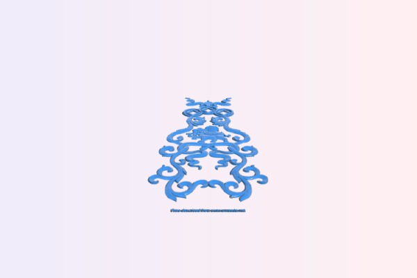 Pattern decor design elephant | 3d print model