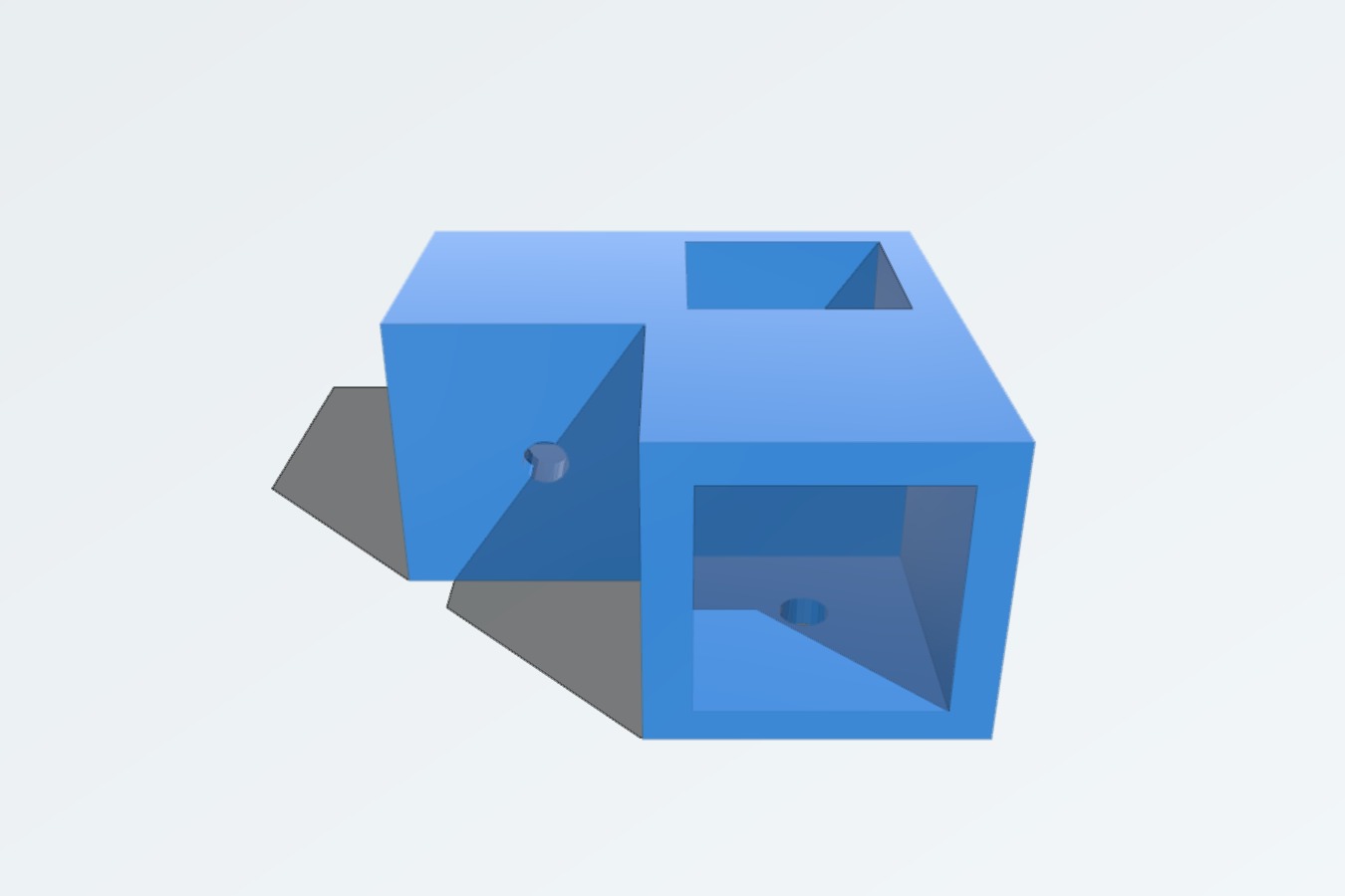 2020 corner bracket to link 3 extrusions together