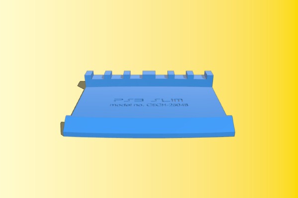 PlayStation 3 slim vertical stand | 3d print model