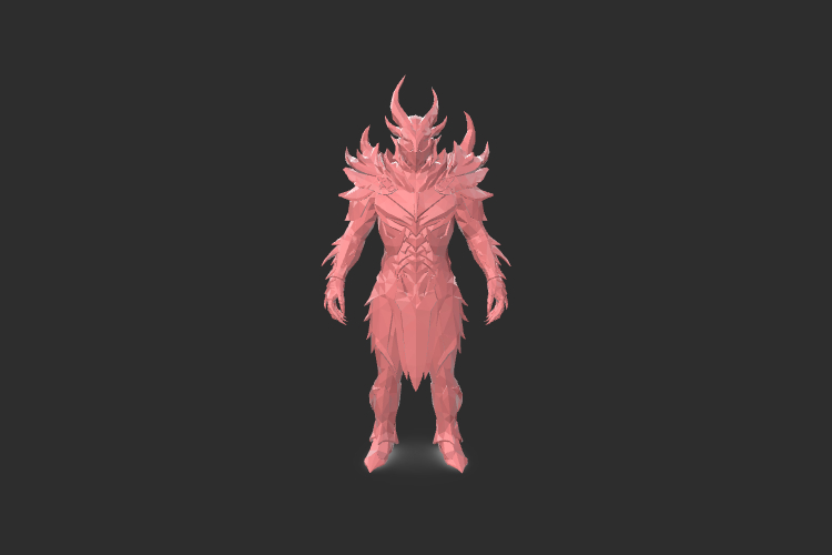 Daedric Standing Armor