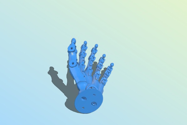 Bionic Skeleton Hand | 3d print model