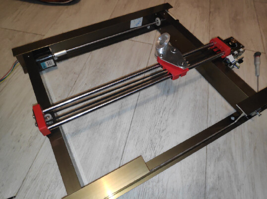 X carriage upgrade for K40 laser engraver FreeCAD | 3d print model