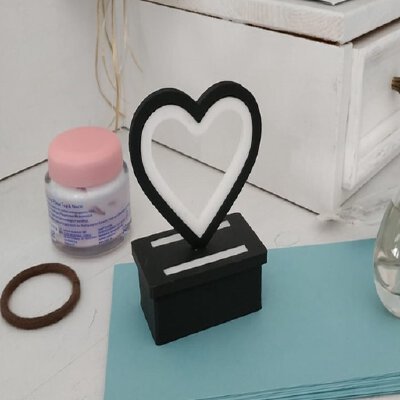 Heart Lamp with ESP8266 | 3d print model