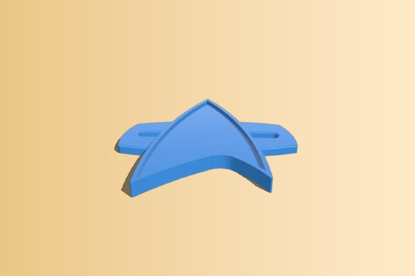 Star Trek: Voyager _ Deep Space Nine - Starfleet Combadge | 3d print model