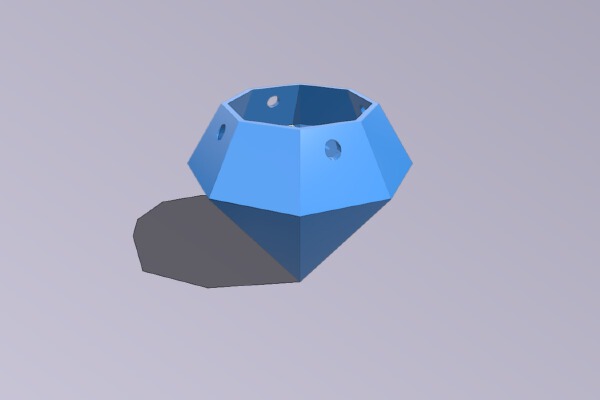 Diamond Succulent _ Air Plant pot | 3d print model