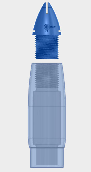 75mm Pack Howitzer Shell Piggy Bank