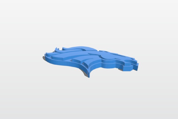 Denver Bronco Emblem | 3d print model