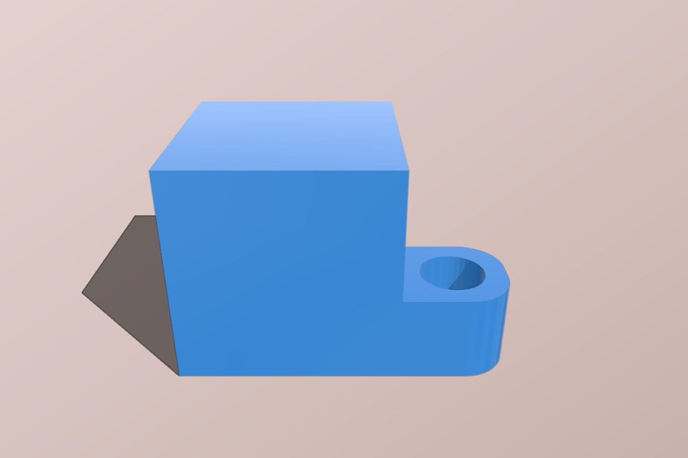 10mm calibration cube keychain