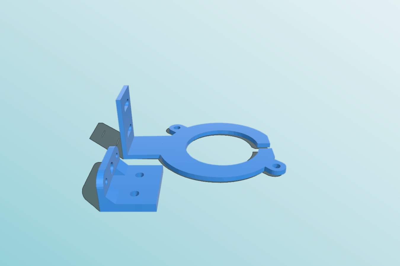 BLTouch mount Anet A8 adjustable