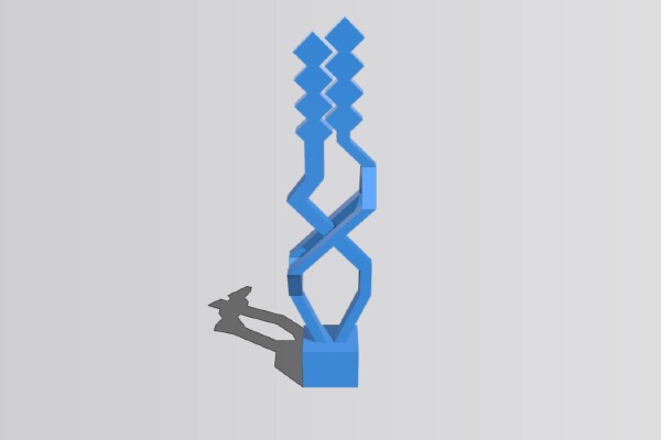 Bridge-free peg | 3d print model