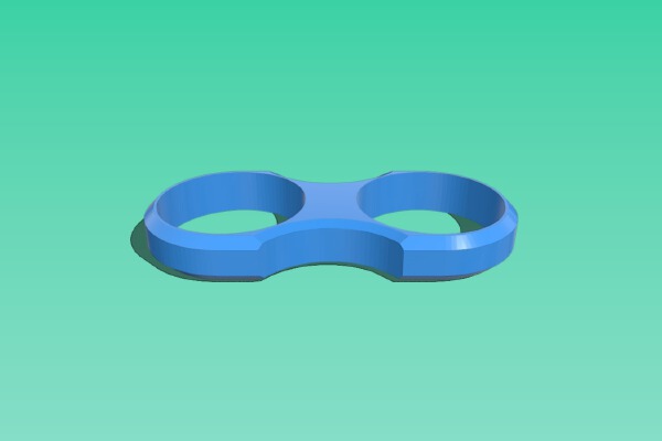 one handed spinner | 3d print model