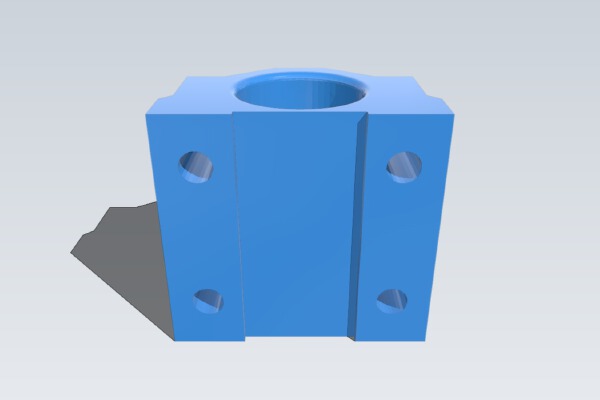 Alojamiento para rodamiento lineal de 16mm | 3d print model
