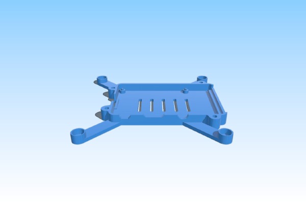 Safe and Secure Raspberry Pi B+ Case with VESA Mount | 3d print model