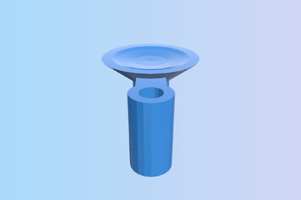 FrSky x10 x10s stick ends with offset for easier thumb use | 3d print model