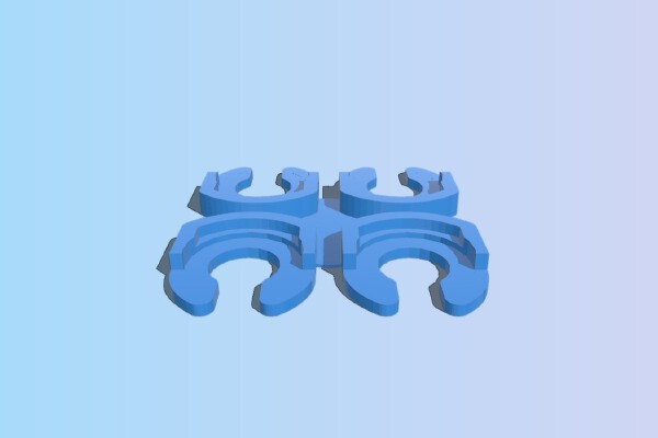 E3D V6 Bowden Clip - Larger | 3d print model