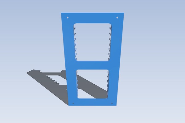 Blu-ray PS4 games stand_wall holder | 3d print model