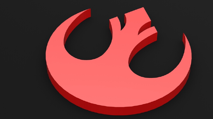 Star Wars Rebel Logo | 3d print model