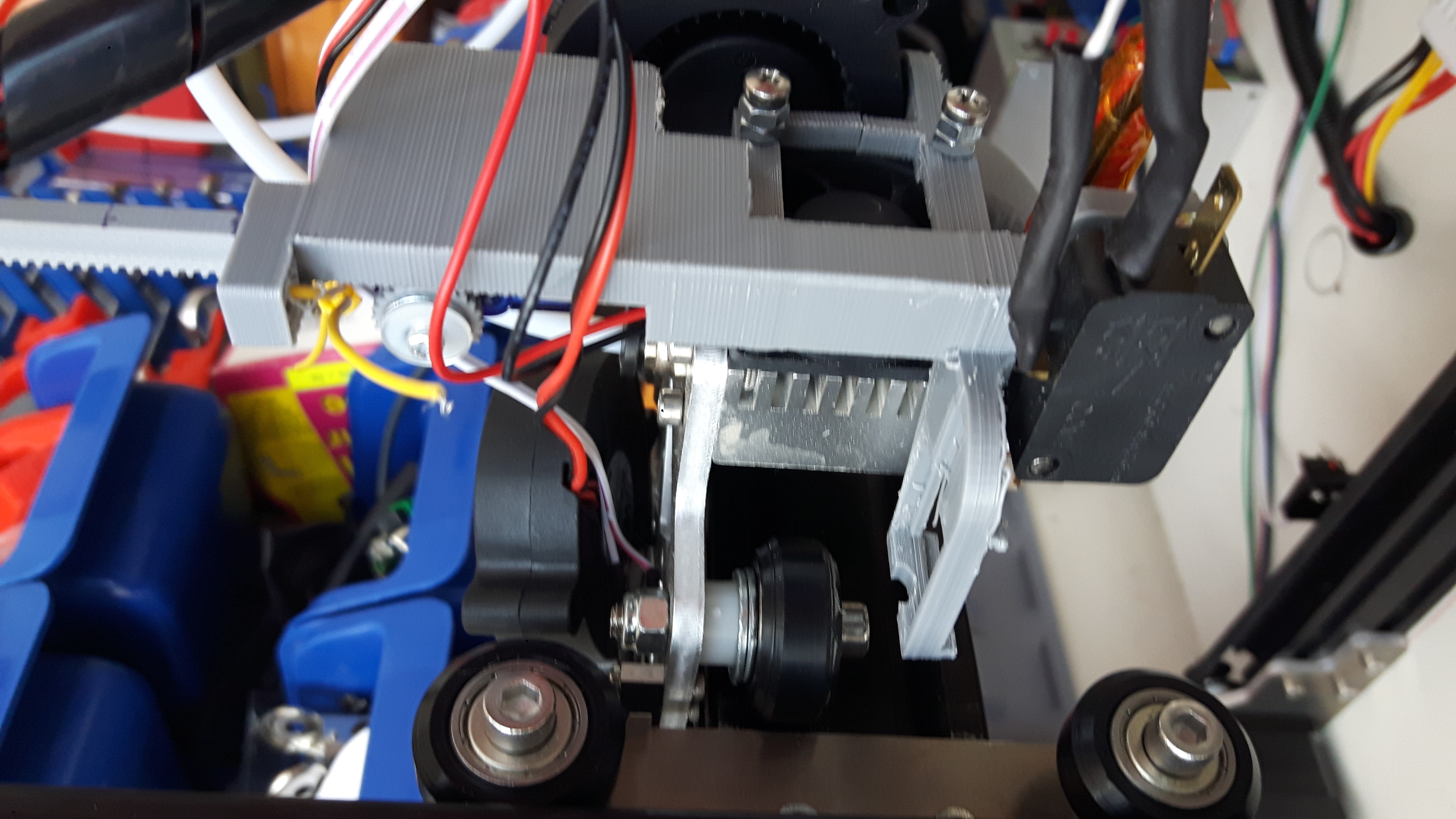 The Scorpio: Dual Blower Fanduct + SG90 Servo for Tevo Tarantula
