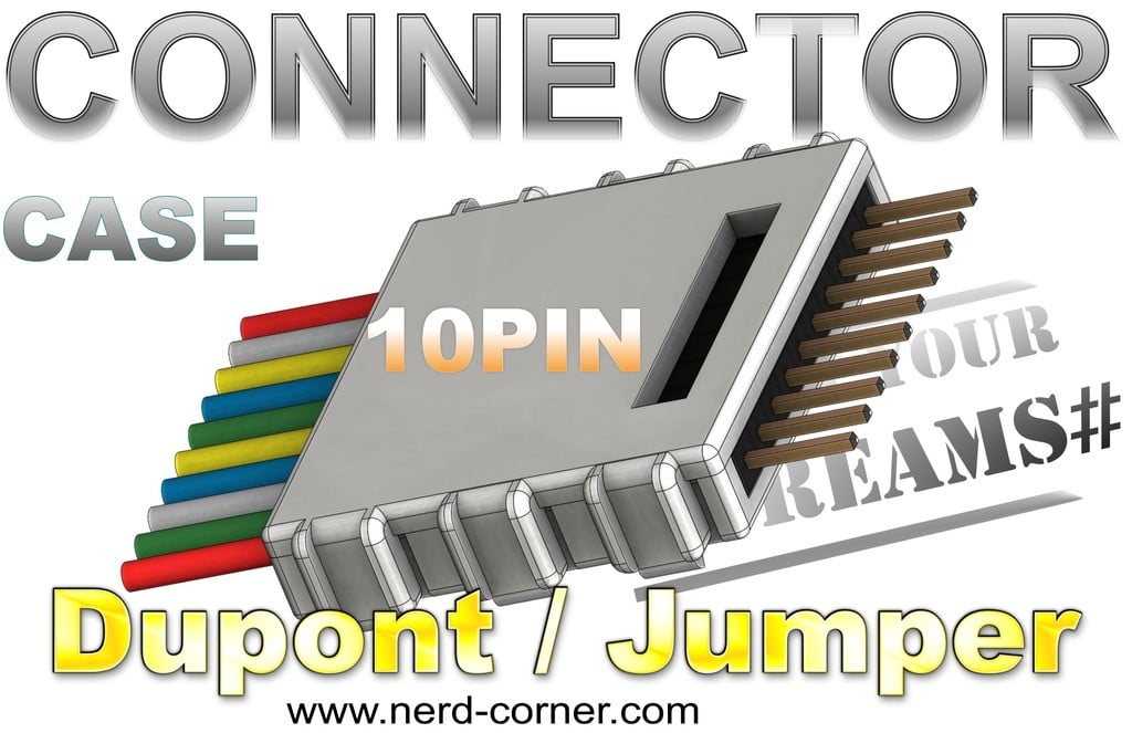 CONNECTOR housing 10Pin Dupont _ Jumper-Cable