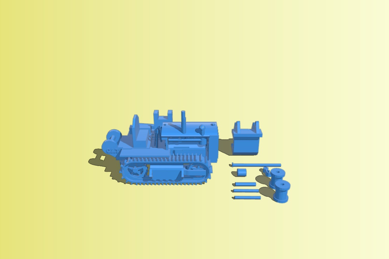 Caterpillar D2 pipe layer V2 remix MOW