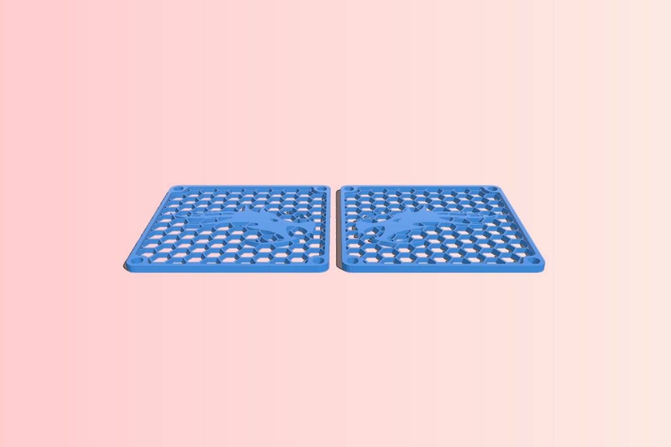 80MM Grills for Xavinci's Ender 3 Pro MKS case.