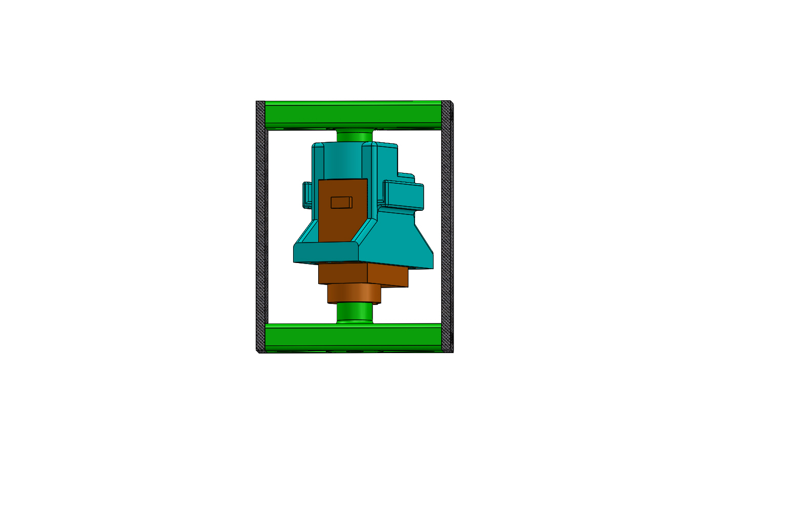 Servogehäuse für z.B. Hexabot