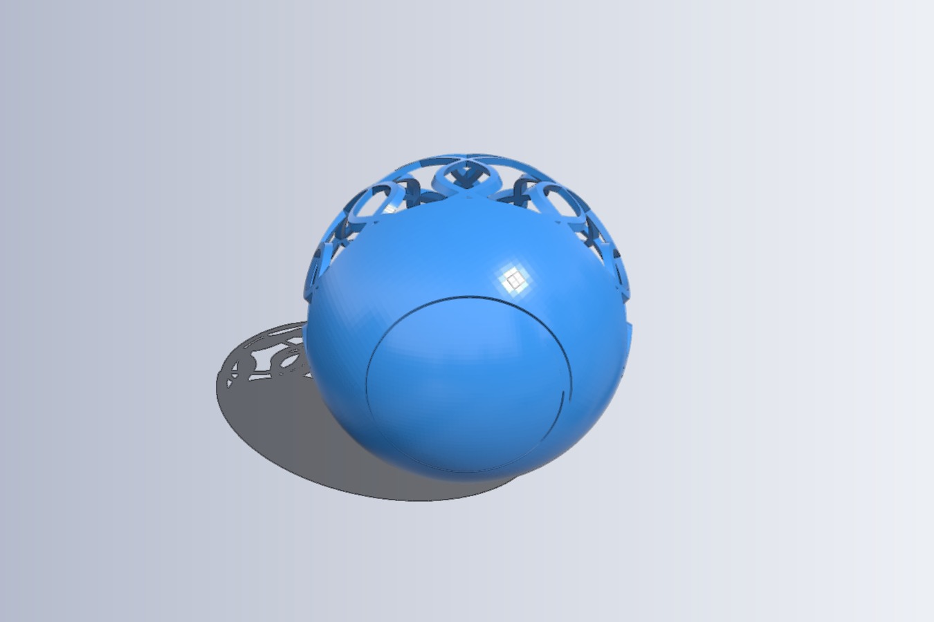 Candle holder tree ball
