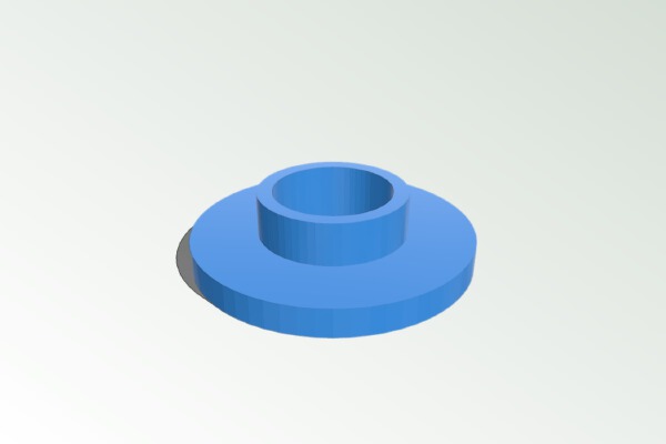 Customizable HDD spindle filament mount | 3d print model