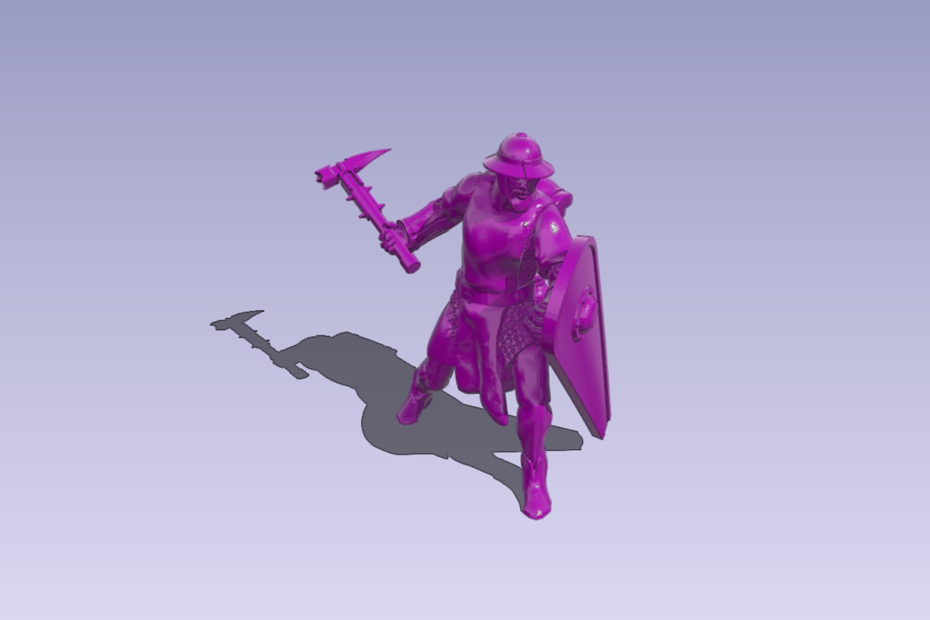 1-54 - Human Soldier - Warhammer _ Shield