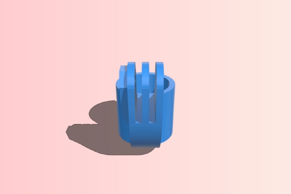Rail Seat mount for GoPro SJCAM | 3d print model