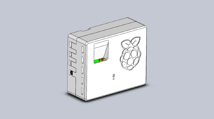Rasperrymatic_ Homematic CCU Gehäuse_ cover_ housing with Raspberry Pi 4 | 3d print model