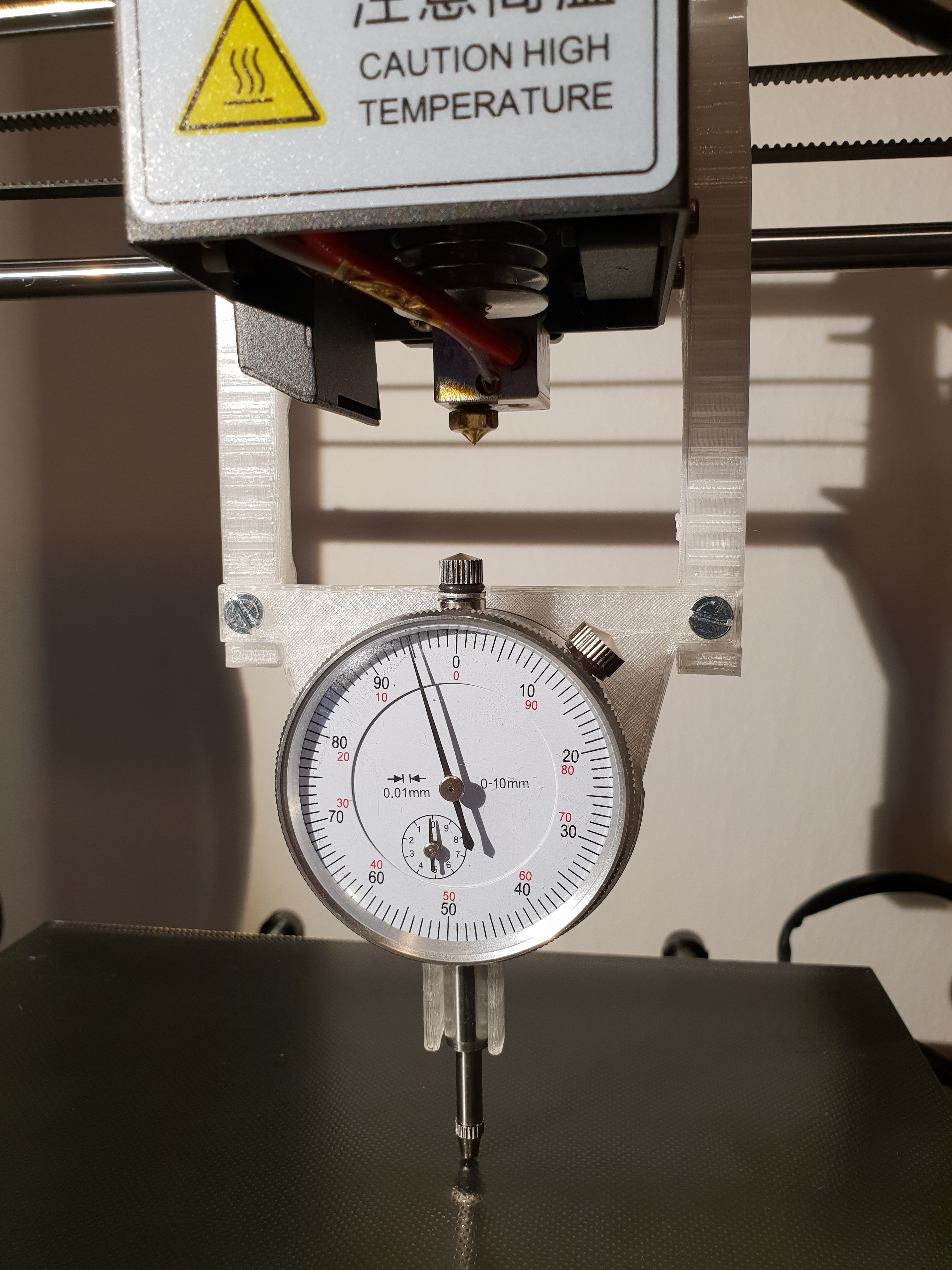 Zeib's Dial Gauge Holder for Anycubic I3 Mega