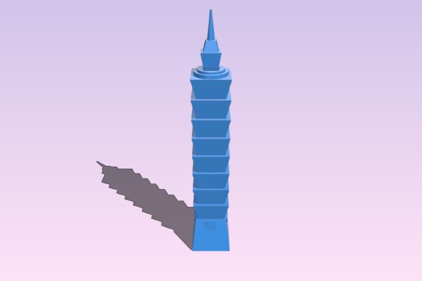 Taiwan Taipei 101 | 3d print model