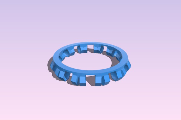 Ball Bearing Cage for Thing:822960 | 3d print model