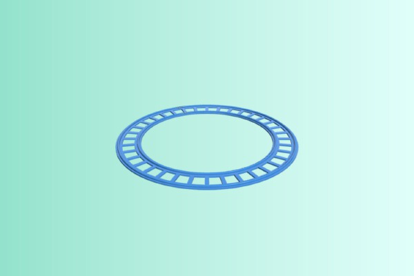 Lego Mini Train Track | 3d print model