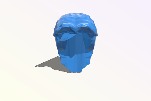 Giant Lego Genie Head | 3d print model
