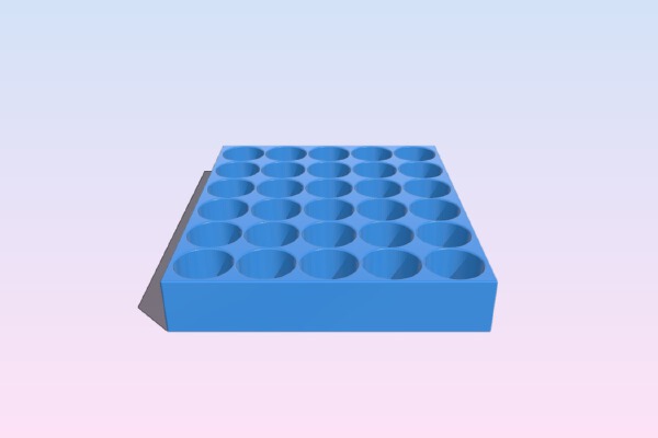 battery AA storage | 3d print model