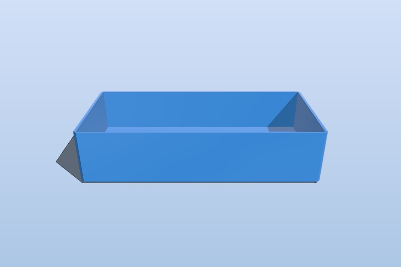 Beveled LCD frame for 16x2