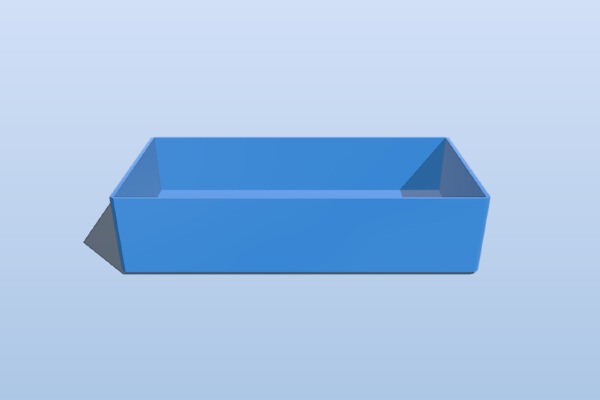 Beveled LCD frame for 16x2 | 3d print model