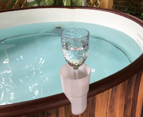 Lay-z-spa Cup Holder | 3d print model
