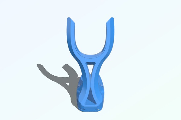 Guitar Wall Mount Hanger with Flexible Top | 3d print model