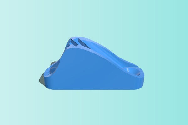 Sailing clam cleat for rope | 3d print model